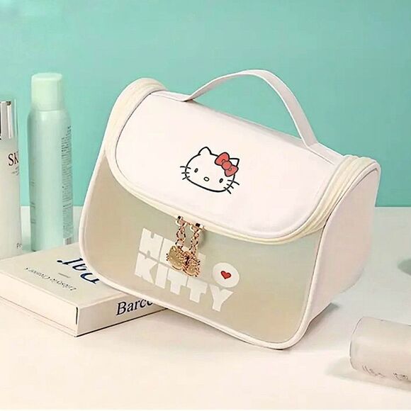 Hello Kitty Large Cosmetics Travel Organizer Bag officially licensed by Sanrio - Picture 4 of 6